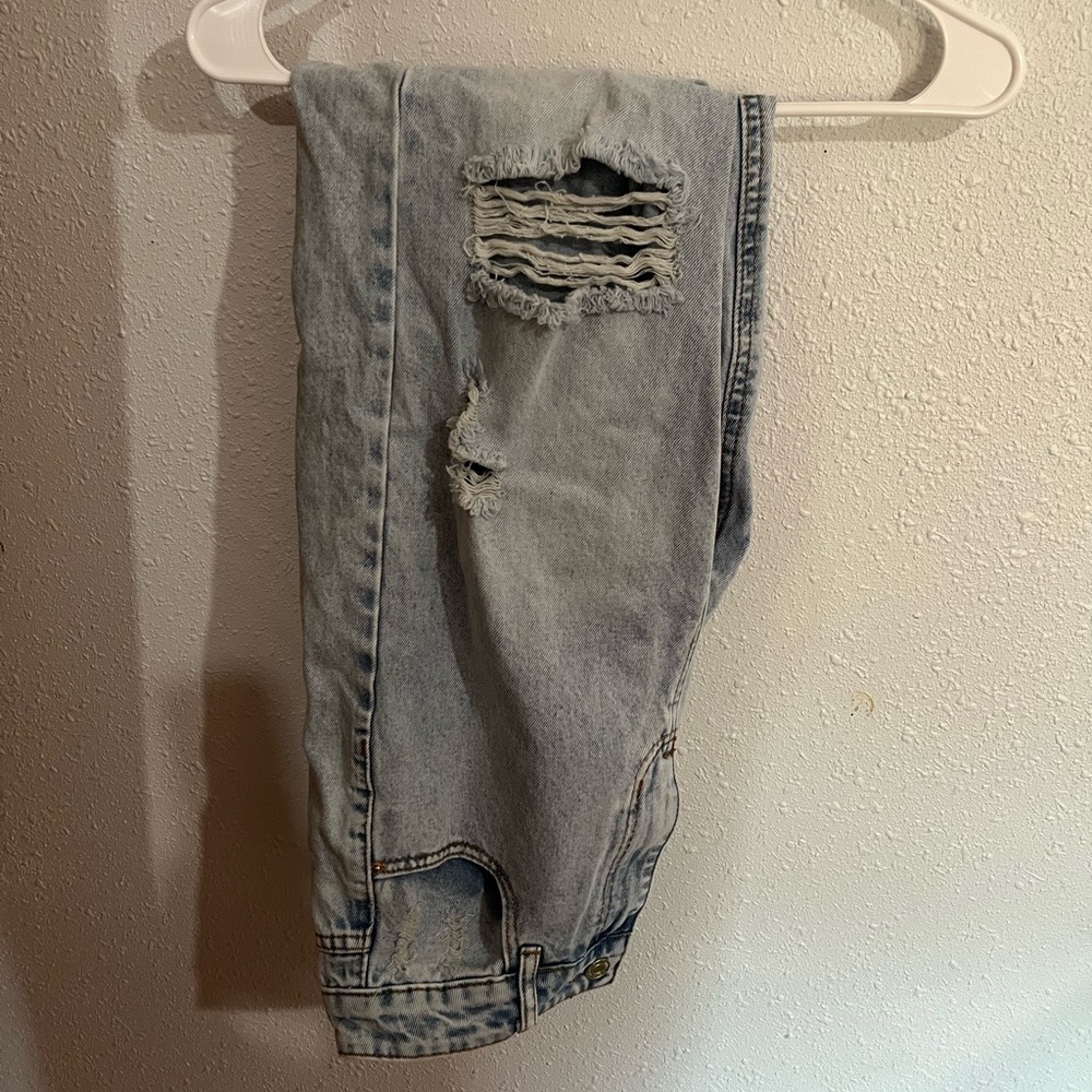 shein 4 ripped mom jeans